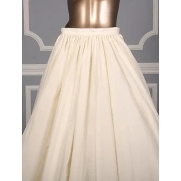 Lea-Ann Belter Grace 100% Silk Ballgown Full Formal Wedding Skirt Bridal 8 - Picture 2 of 9